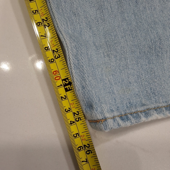 Polo Ralph Lauren~Womens Avery Boyfriend Patchwork Jeans~Light Wash Denim~25 - Picture 7 of 11